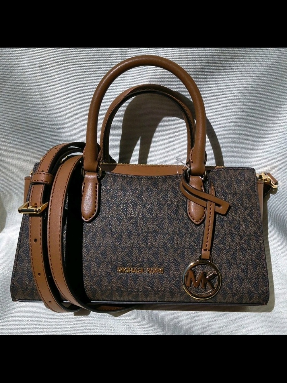 NEW Michael Kors Arden Small Signature Logo Messenger Bag  NWT
